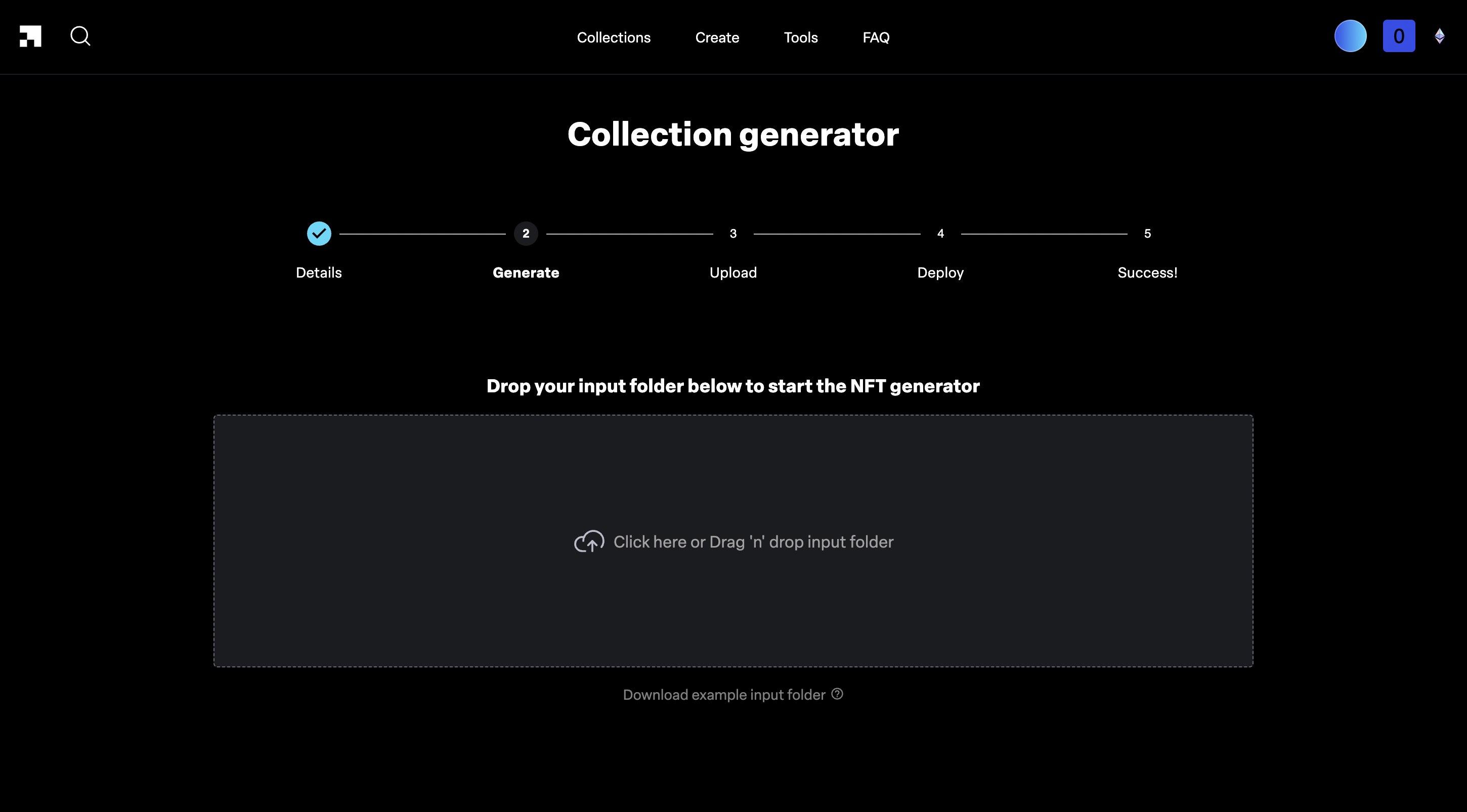 GENERATE NFT COLLECTION ETHEREUM LAUNCHMYNFT - SMITHII