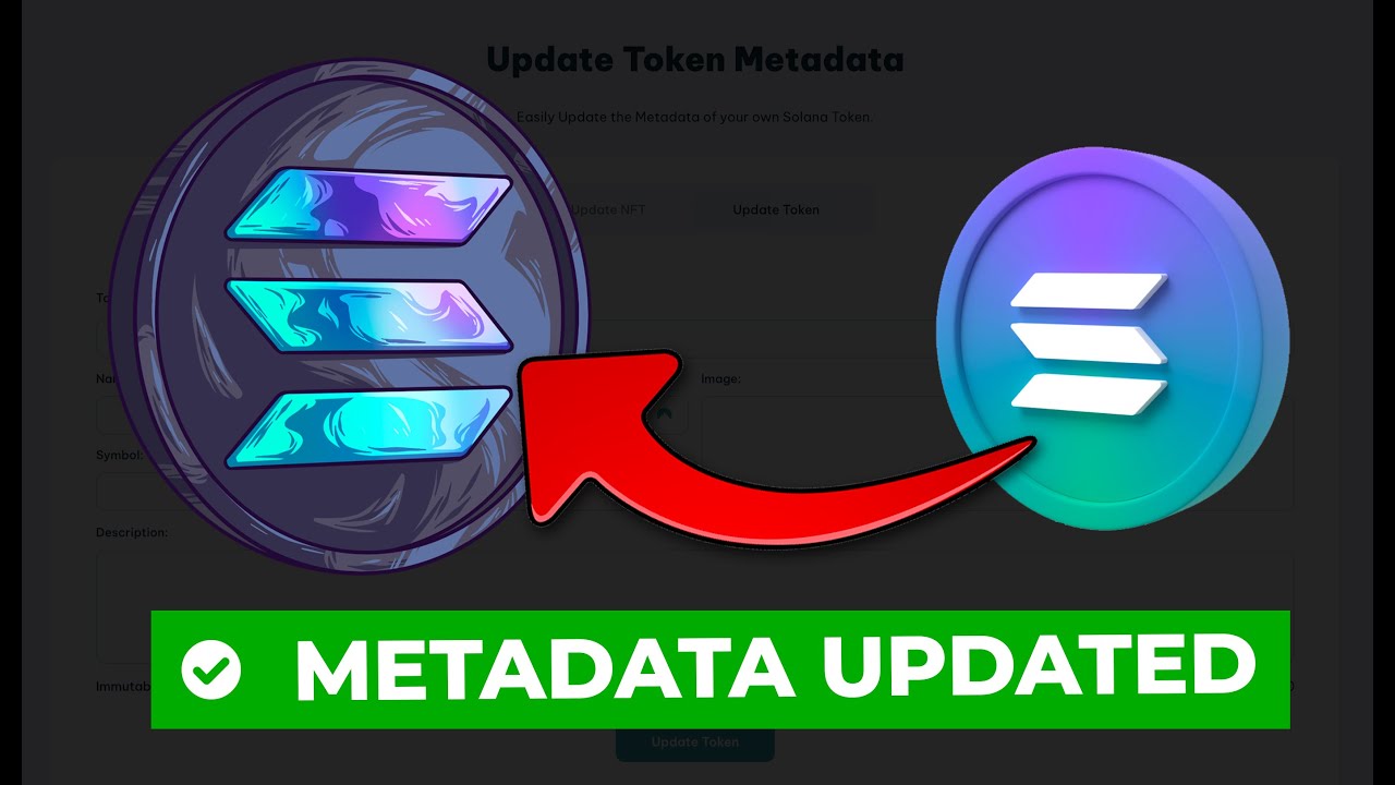 Updating The SOLANA TOKEN METADATA - Guide 2024