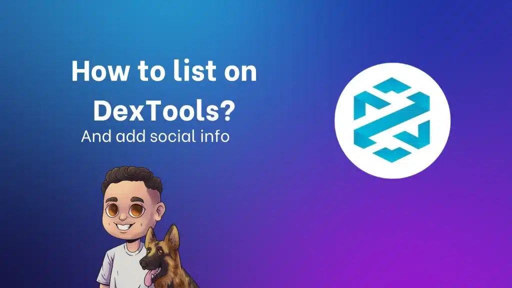 Cómo listar en DexTools y añadir social media info
