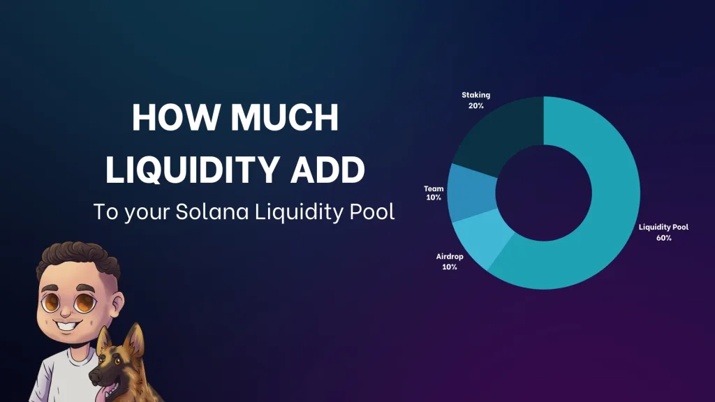 How much liquidity add to your Solana liquidity pool