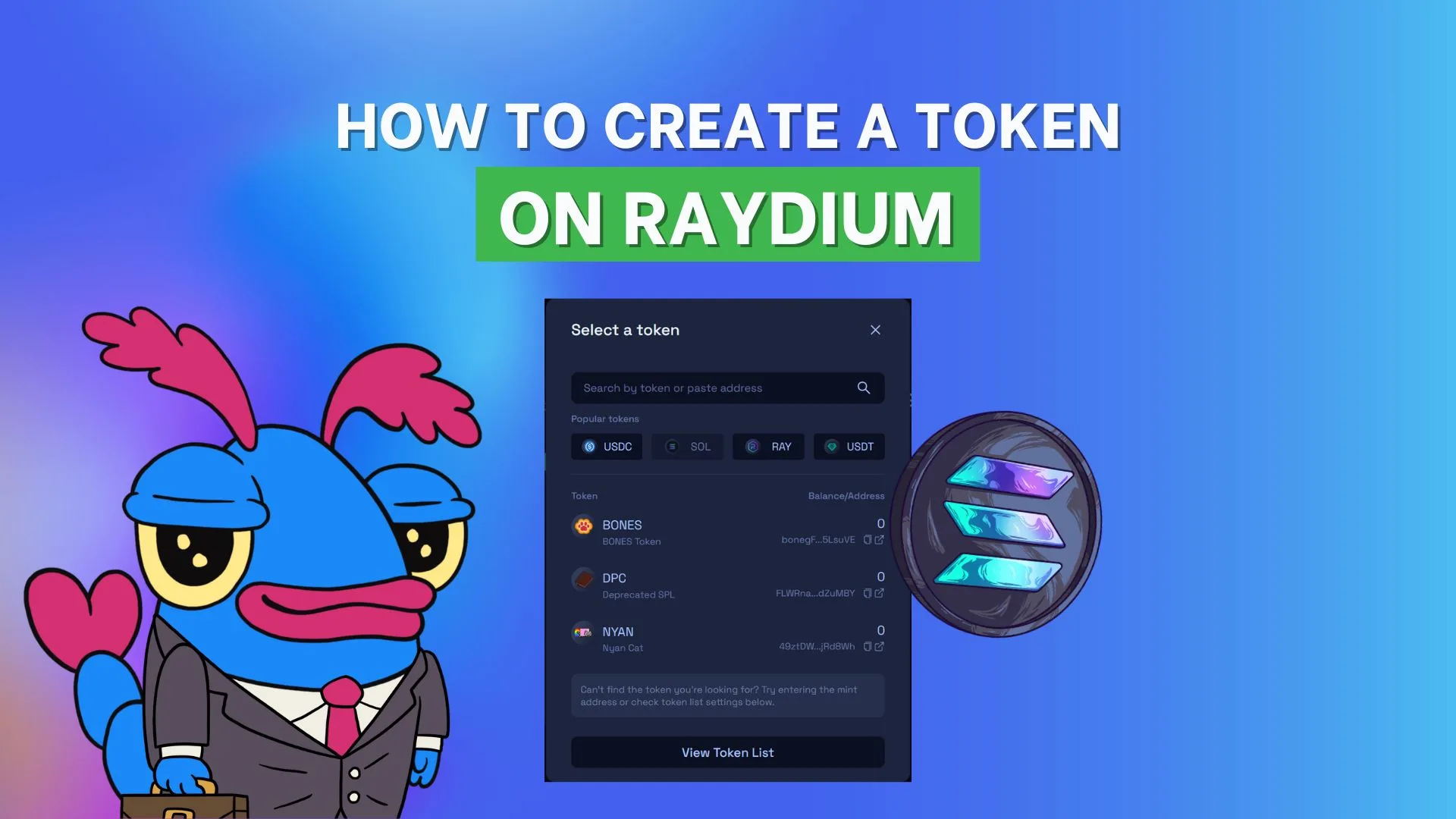 Create token on Raydium (Guía completa)