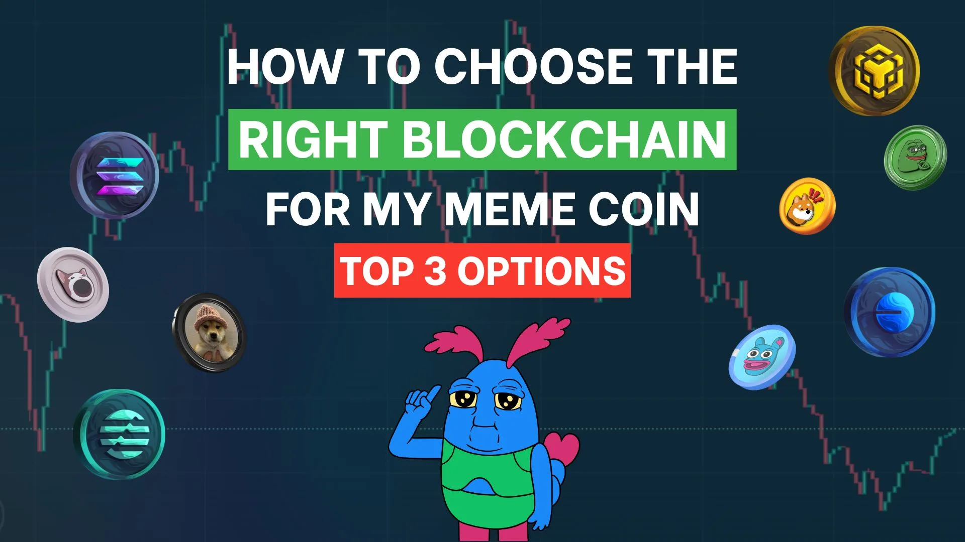 Cómo escojo la blockchain adecuada para mi meme coin (Top 3)
