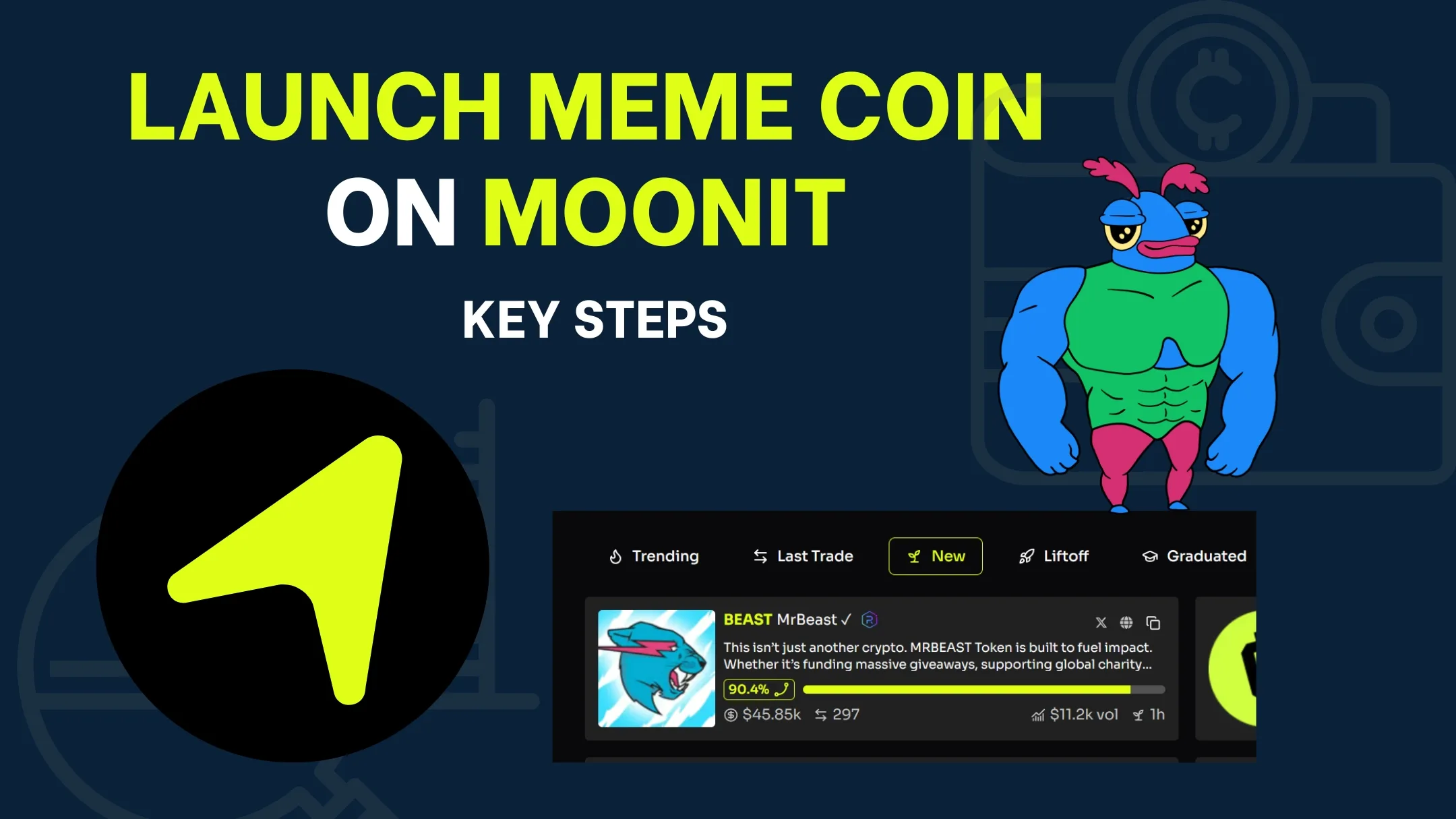 Cómo lanzar una meme coin en Moonit