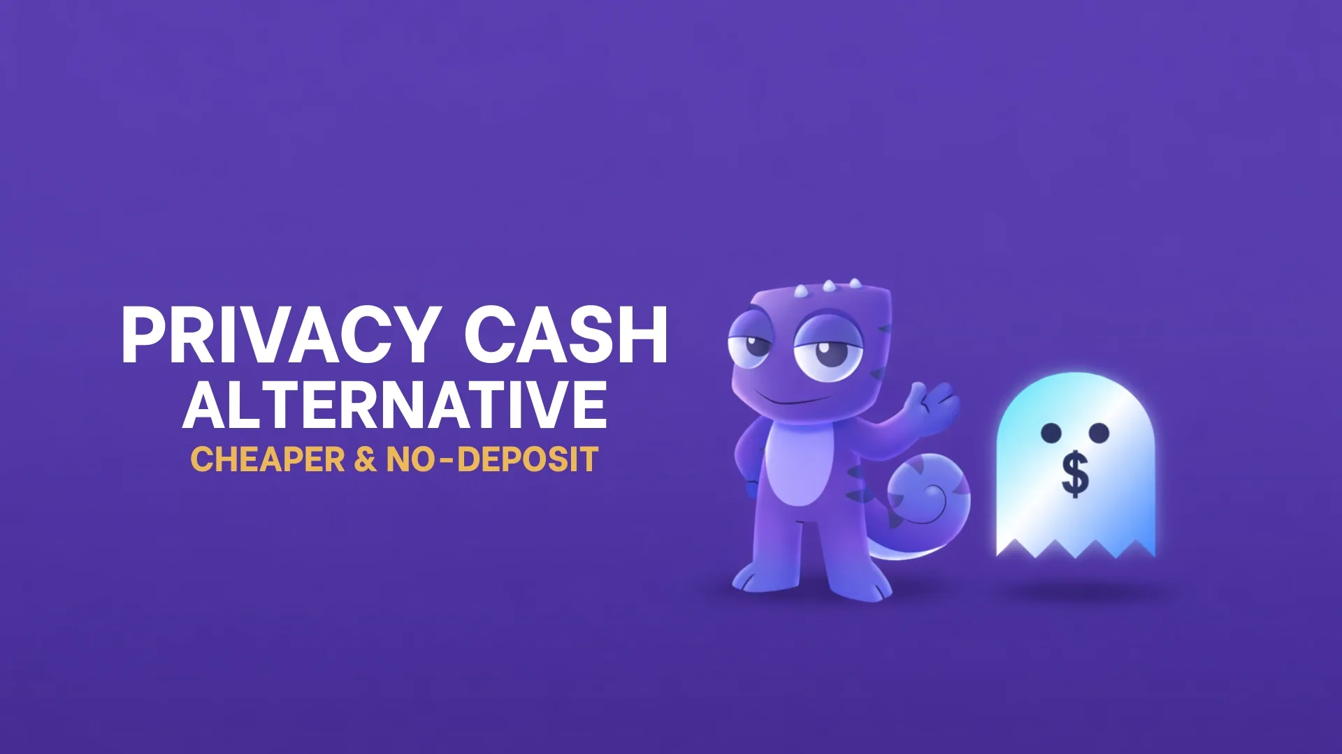 Alternativa ao Privacy Cash: Mais barato e sem depósito