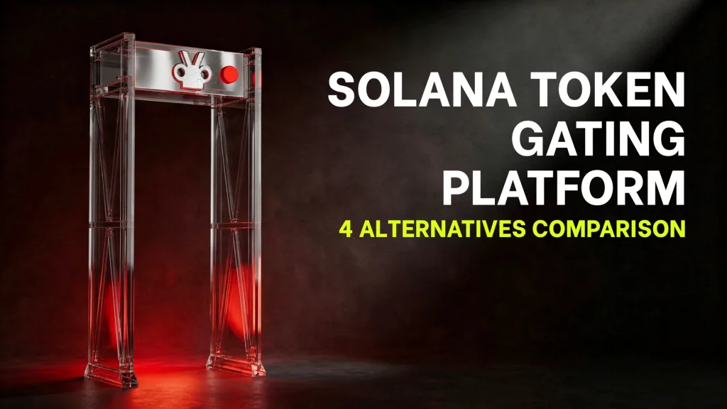 Plataformas de Token Gating en Solana: Comparación de 4 alternativas