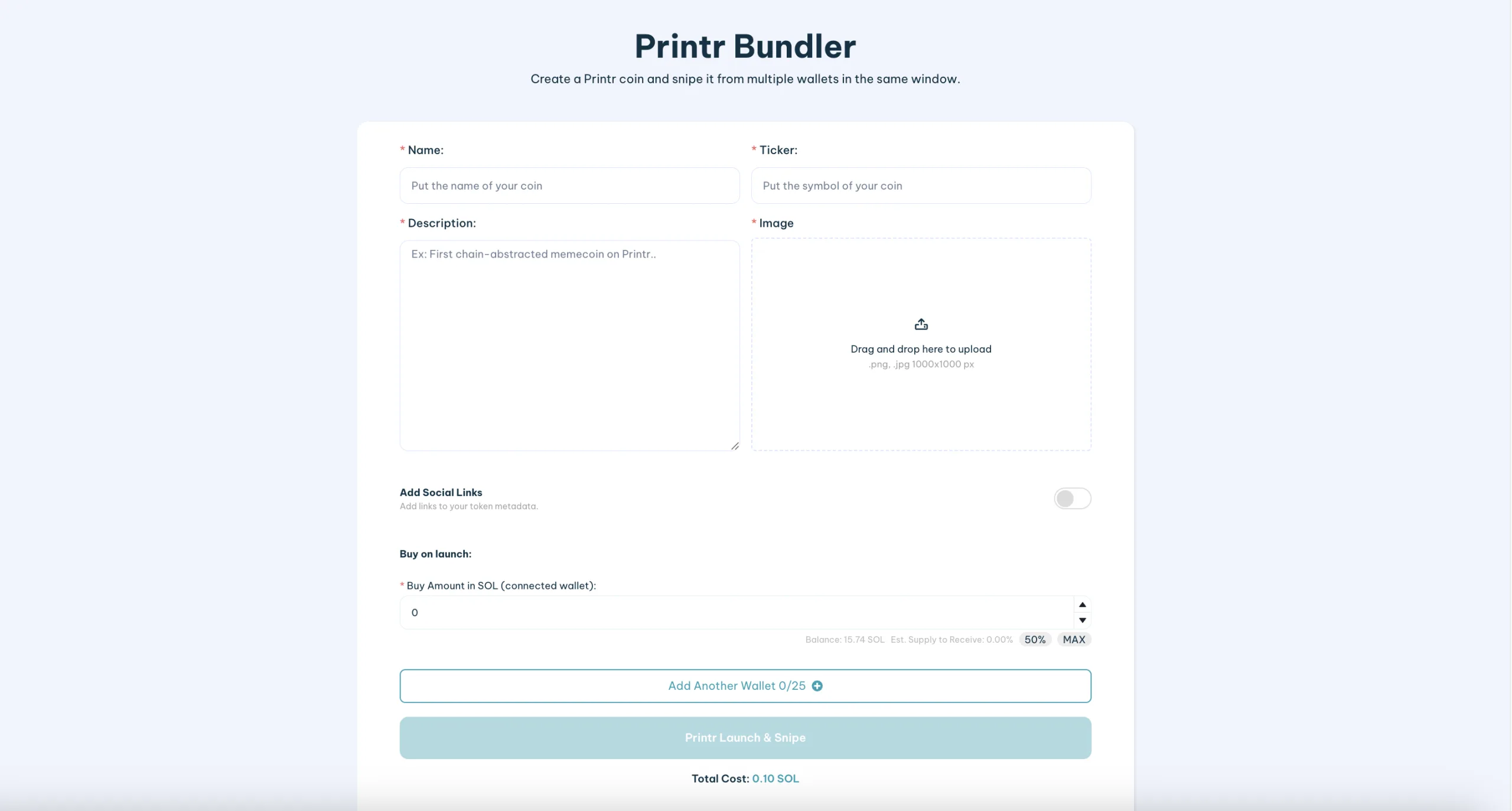 Printr Bundler Bot - Smithii Printr Bundler Bot Smithii