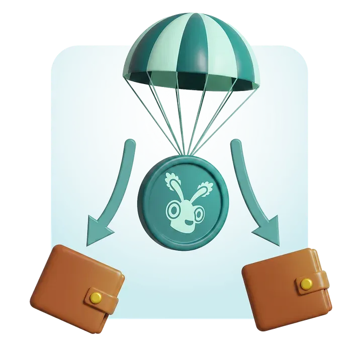 DISTRIBUTE TOKENS TO WALLETS DISTRIBUTE TOKENS TO WALLETS
