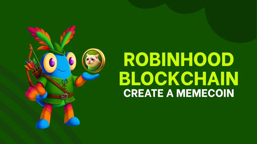 how to create memecoin robinhood blockchain portrait - Smithii