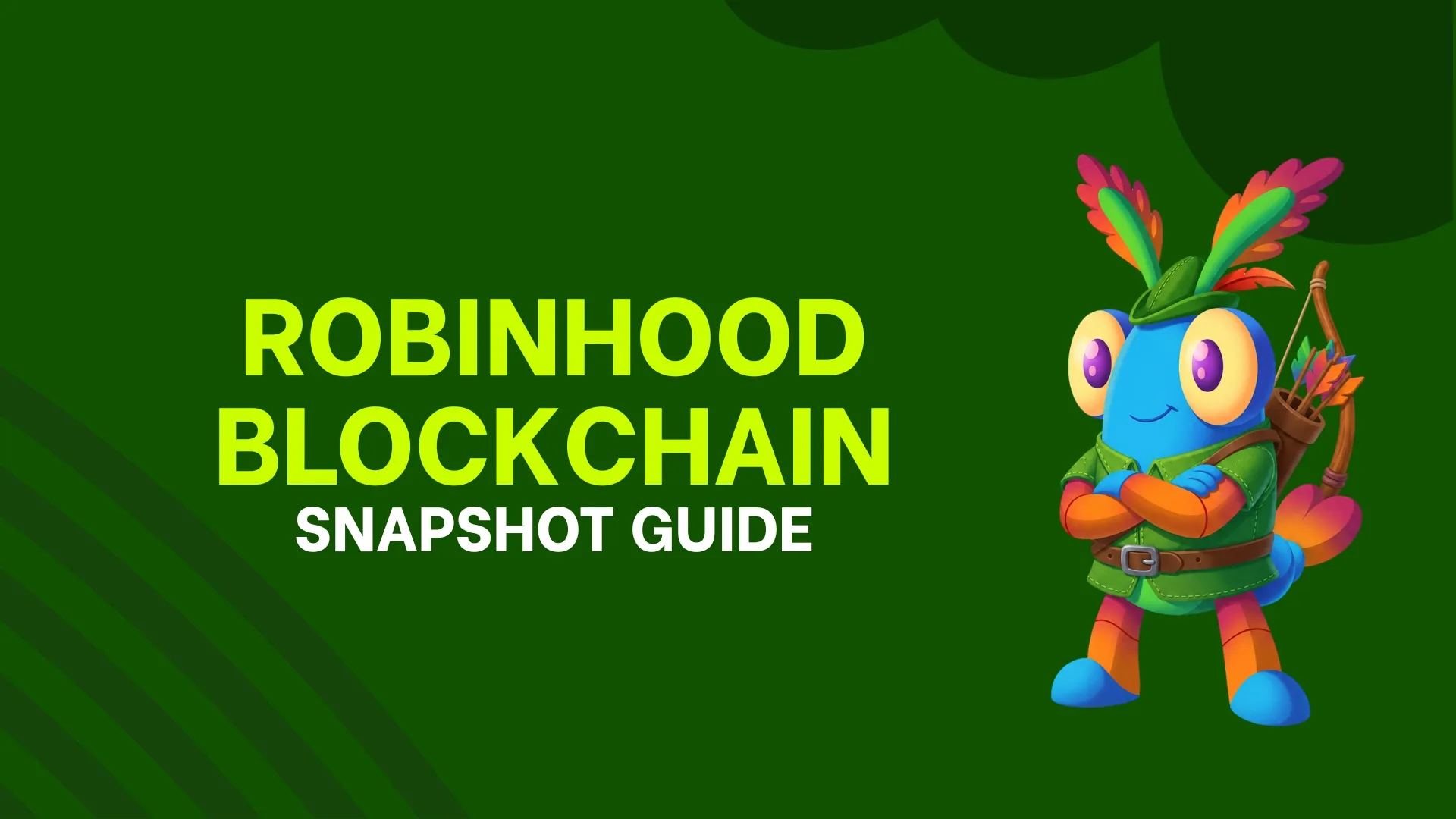 how to snapshot token robinhood blockchain portrait - Smithii