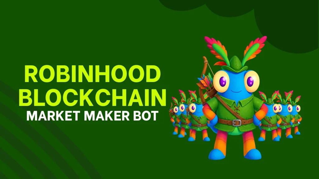 market maker bot robinhood blockchain portrait - Smithii