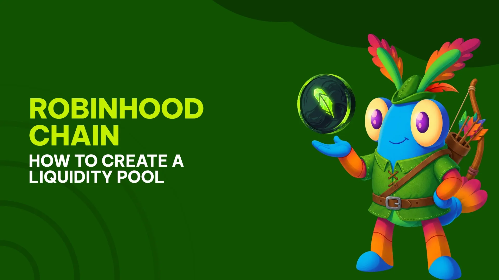 Robinhood Chainで流動性プールを作成する