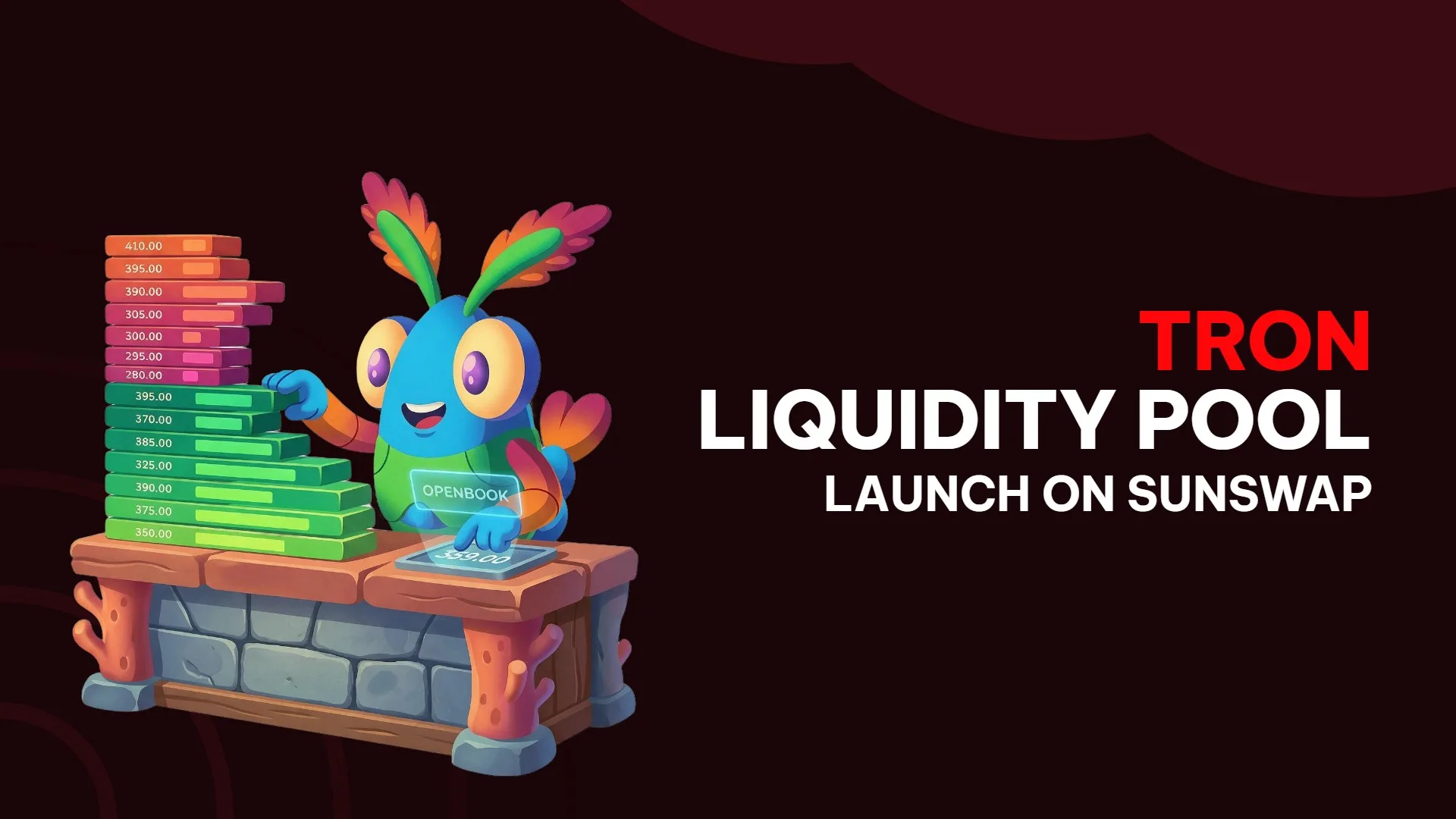 crear una liquidity pool en TRON para tu TRC-20 en SunSwap